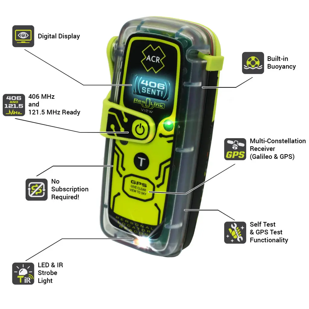 Acr Resqlink View Plb With Text - Buoyant 1