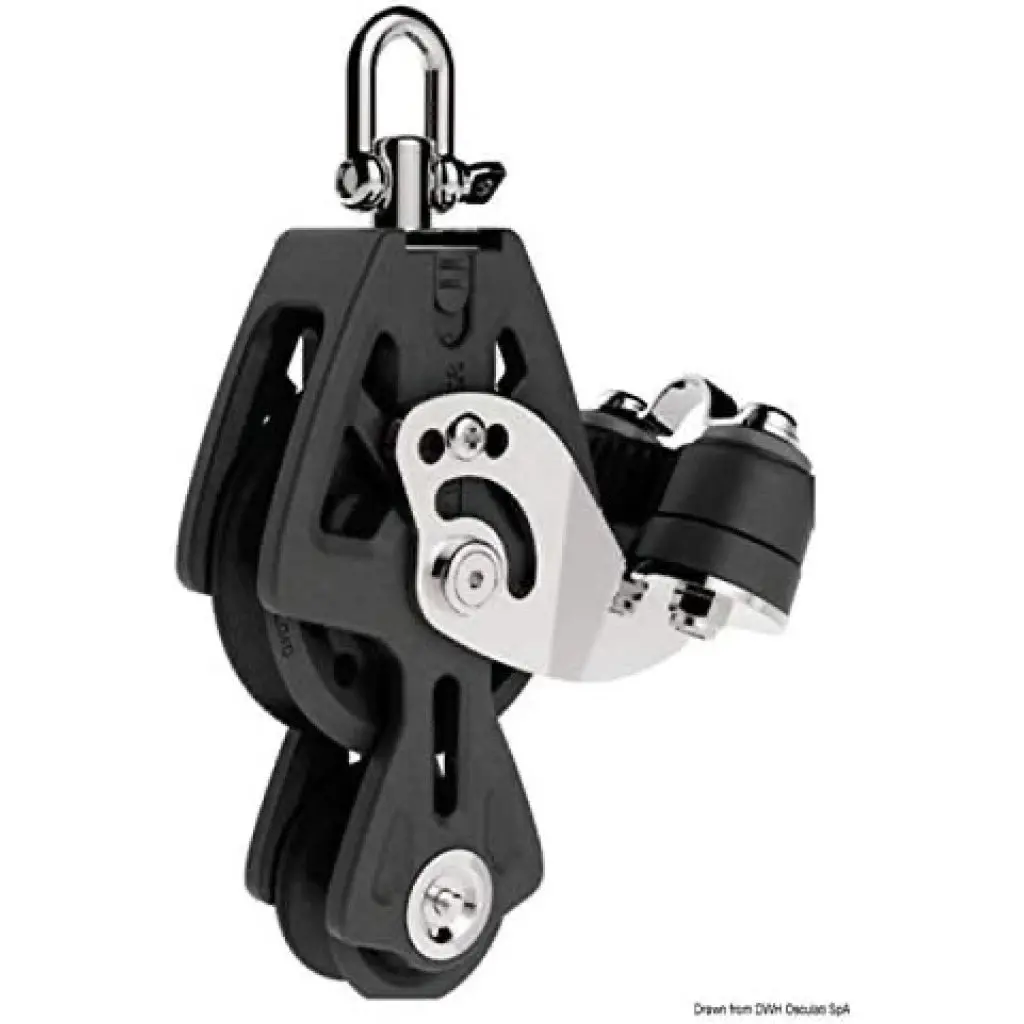 Lewmar 50Mm Synchro Fiddle Block - With Cam 1