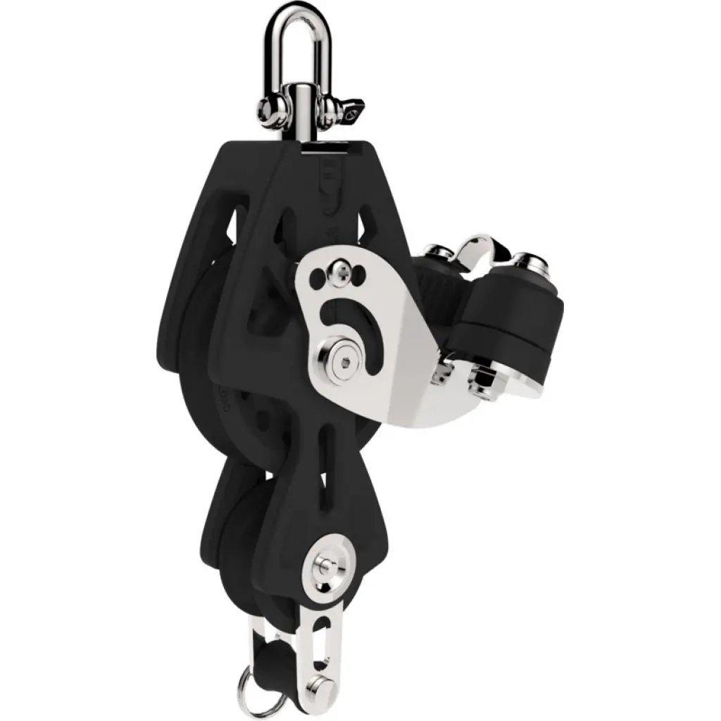 Lewmar 60Mm Synchro Fiddle Block - W/Becket & Cam 1
