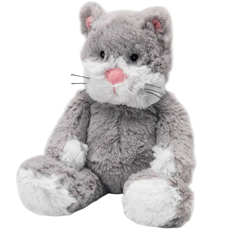 Warmies Plush Sitting Gray Cat 1