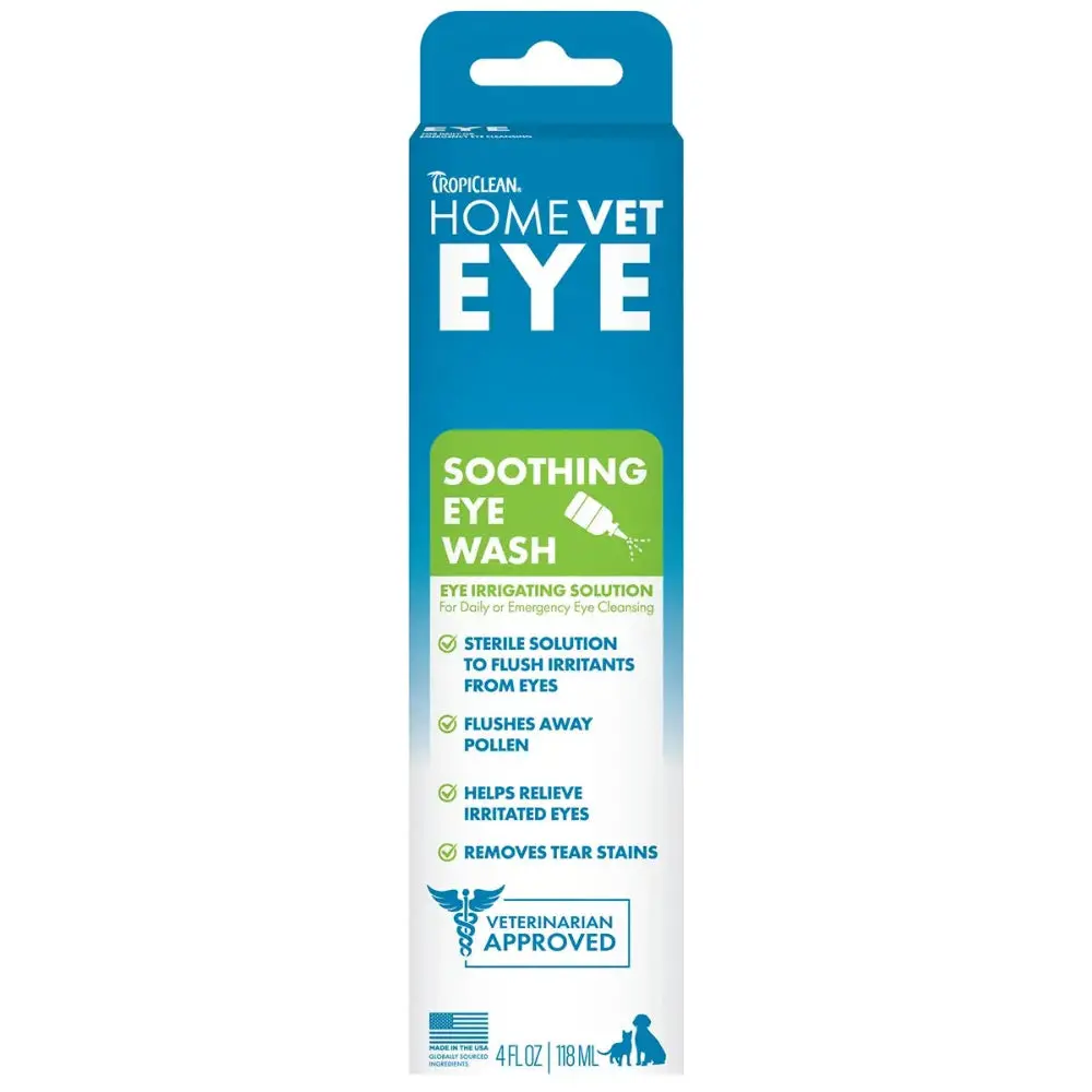 Tropiclean Homevet Soothing Eye Wash - 4 Oz. 1