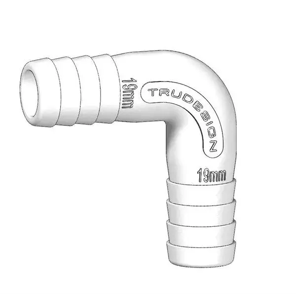 Trudesign 90 Degree Hose Connector, Various Sizes 1