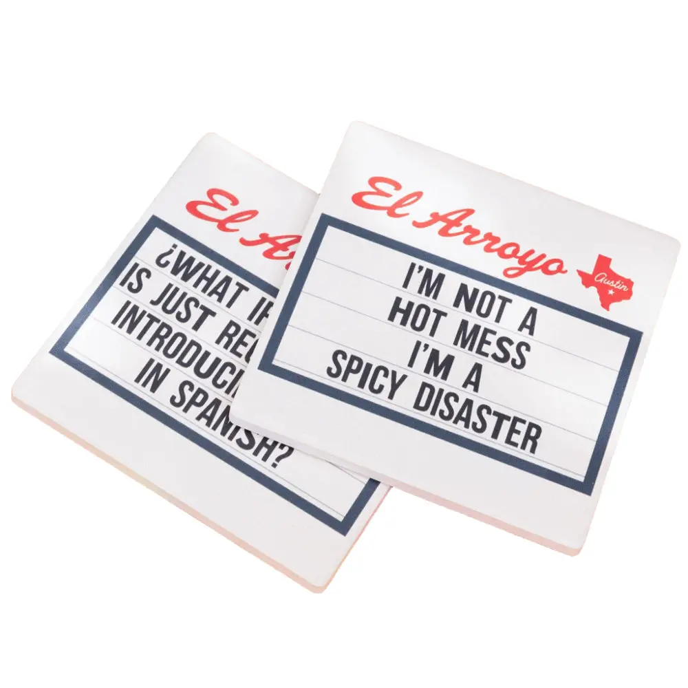El Arroyo Stone Coaster Set - 4 Pc. 1