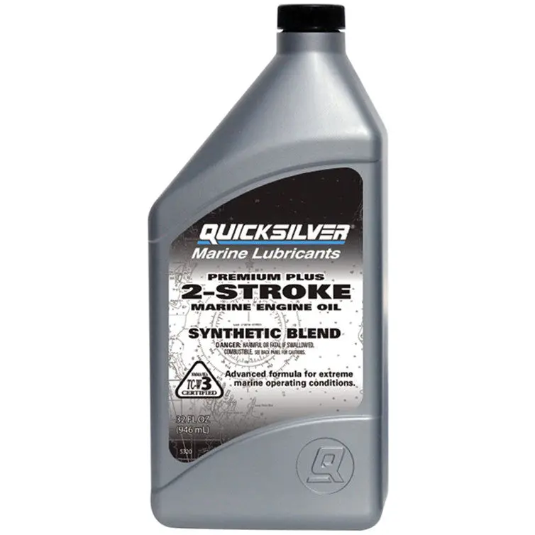 Quicksilver Marine 2-Stroke Synthetic Engine Oil - 1 Qt. & 1 Gal. 1