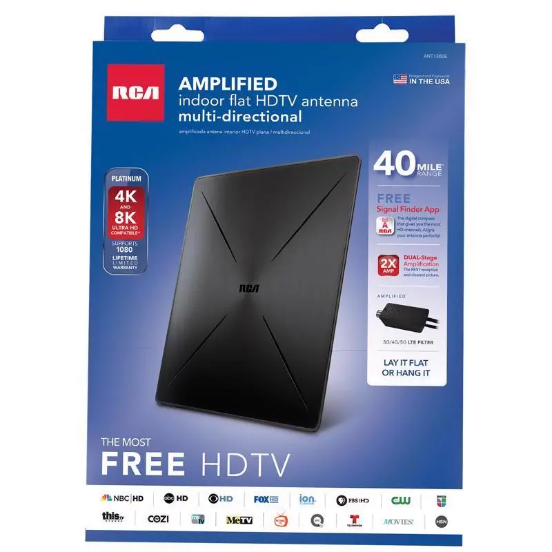 Rca Flat Panel Indoor Hdtv Antenna 1