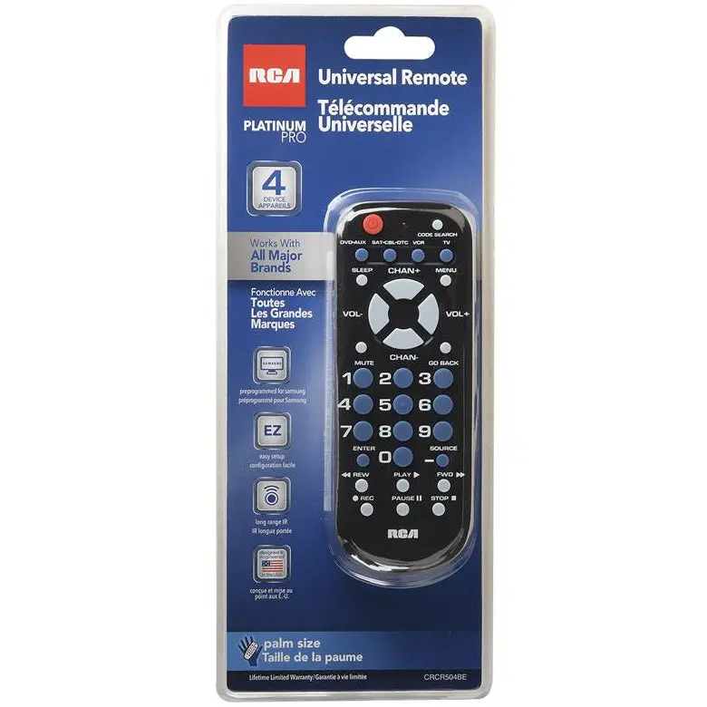 Rca Universal Programmable Remote Control (4 Devices) 1