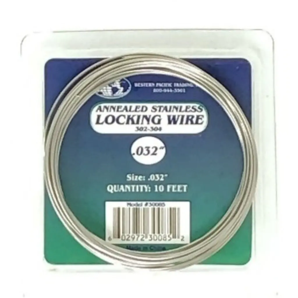 Stainless Steel Locking Wire Coil - 10Ft - .032" 1