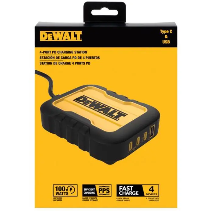 Dewalt Ac-Powered Usb Charging Station 1
