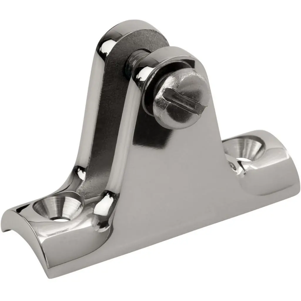 Concave Deck Hinge W/Bolt Stainless Steel 1