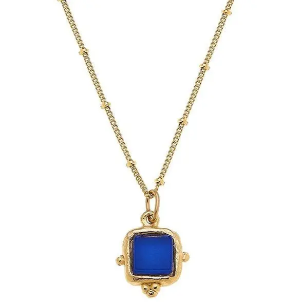 Susan Shaw Charlotte Gold Pendant Dainty Necklace 1