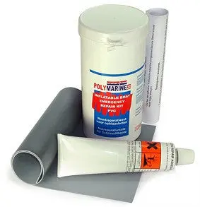 Emergency Repair Kit for PVC Inflatable Boats by Polymarine