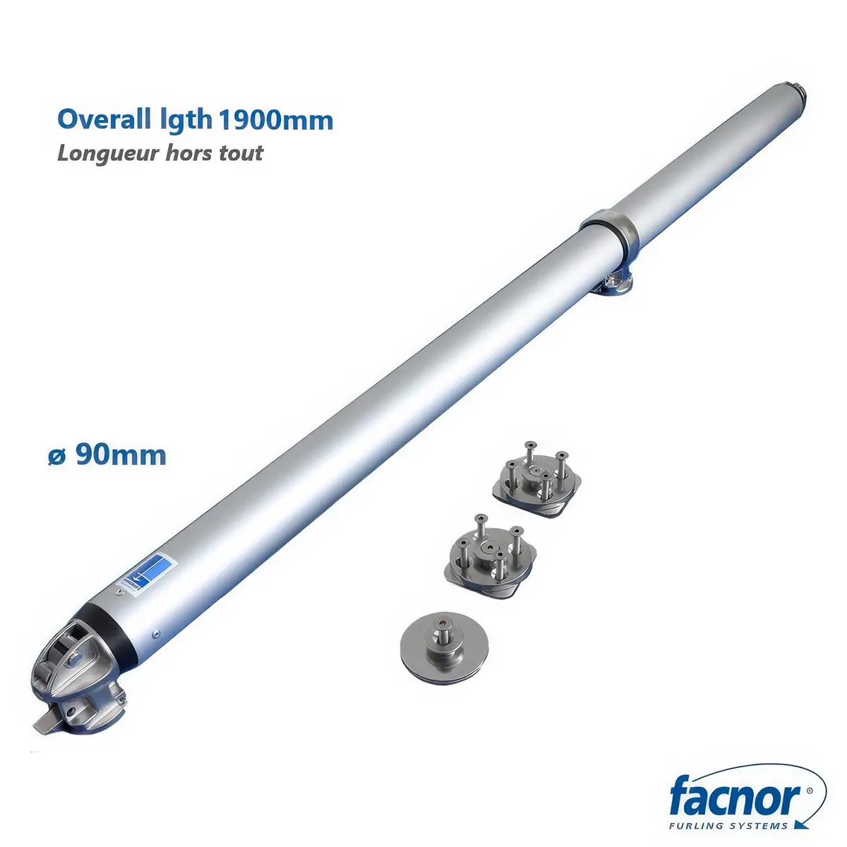 90Mm Bowsprit Aluminum Kit, Facnor 1