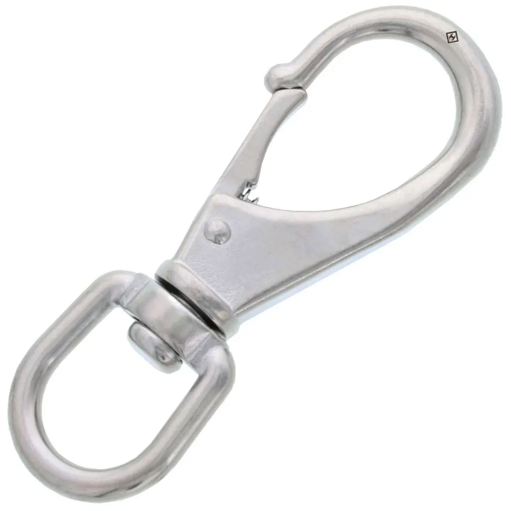 Stainless Swivel Eye Snap - #1 - 5/8" Dia. Eye 1