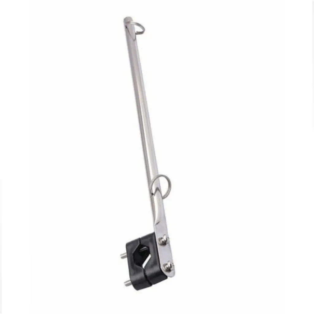 Ss Rail Mount Flag Pole 7/8 - 1 Rail 1