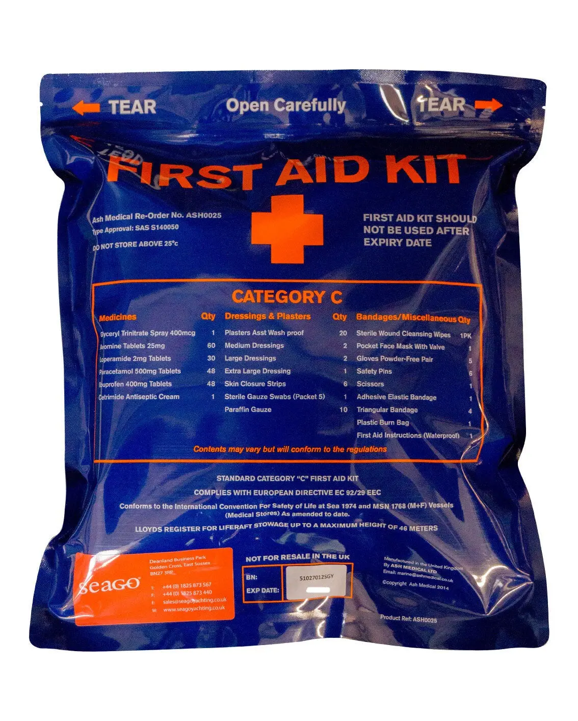 Category "C" First Aid Kit 1