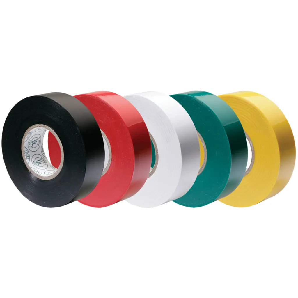 Electrical Tape - 1/2" X 20' Assorted 5/Pack 1