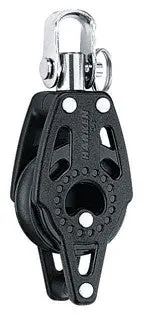 Harken 29Mm Single Swivel Carbo Block W/Becket 341 1
