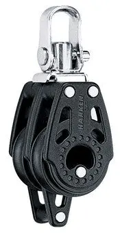Harken 29Mm Double Swivel Carbo Block W/Becket 343 1