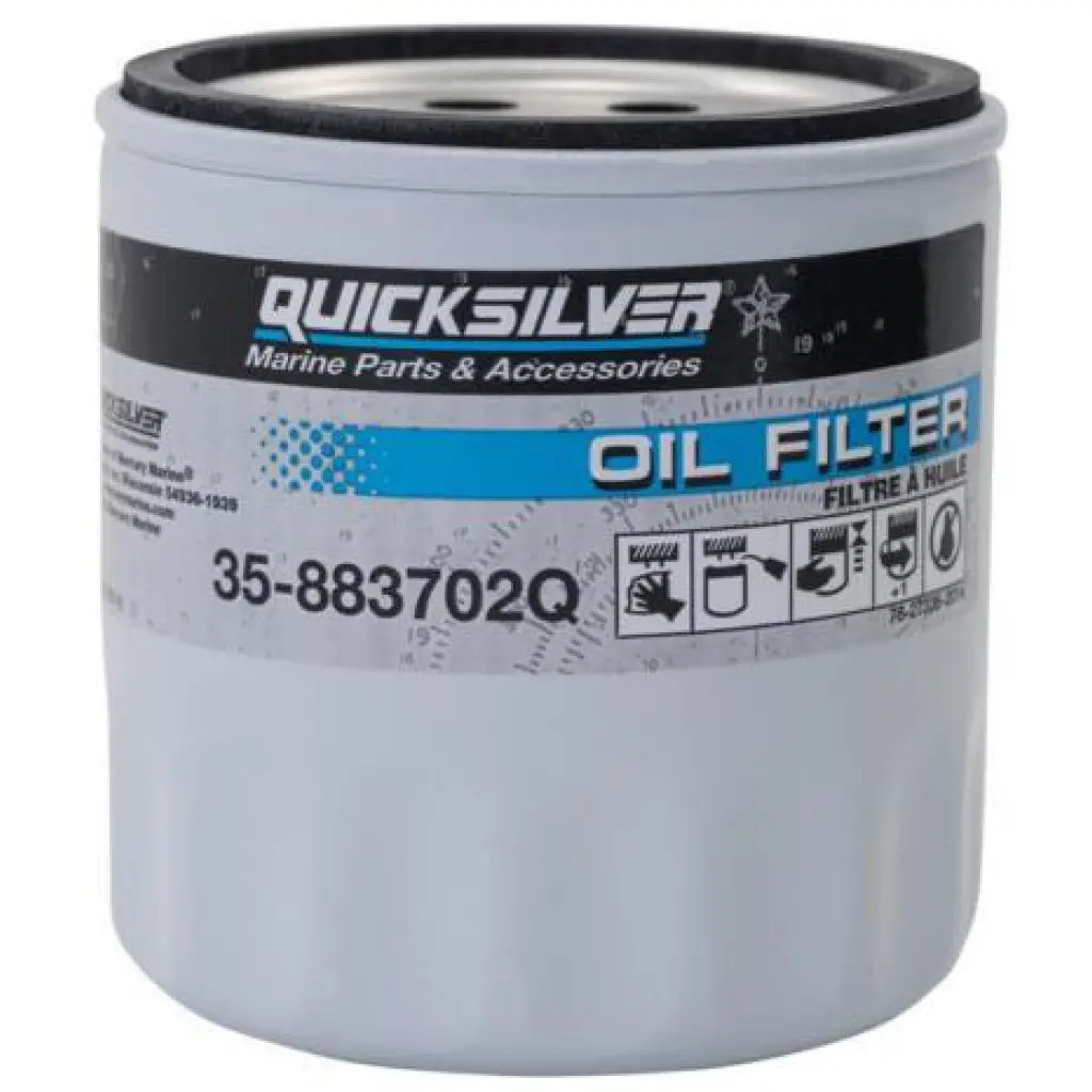 Quicksilver Oil Filter W/O Remote Gm V-6 1