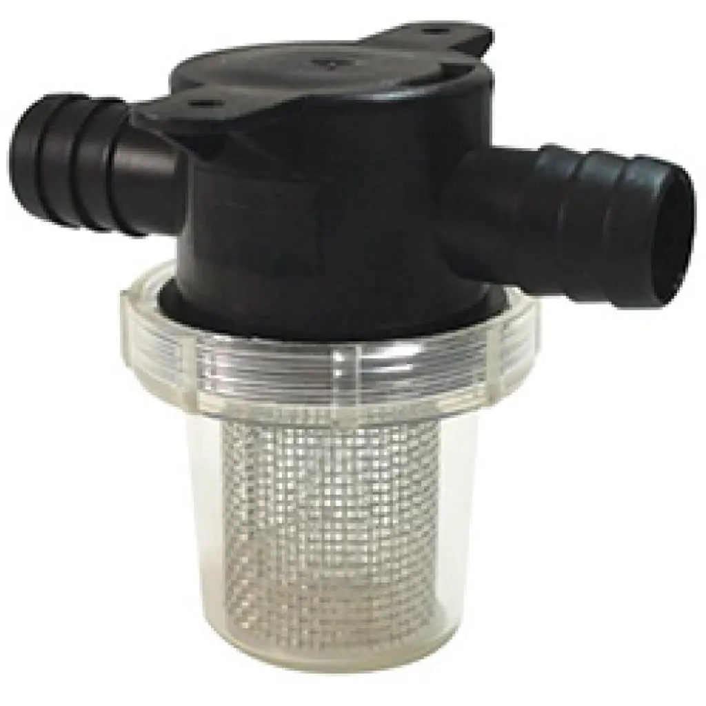 Pumpguard In-Line Strainr 1/2" Hose Barb 1