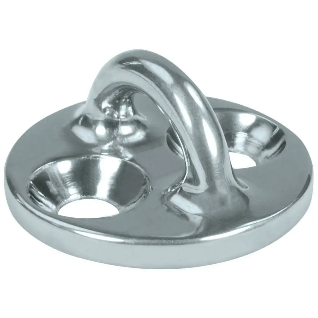 Round Cast Stainless Pad Eye 1/4" X 1-5/8" 1