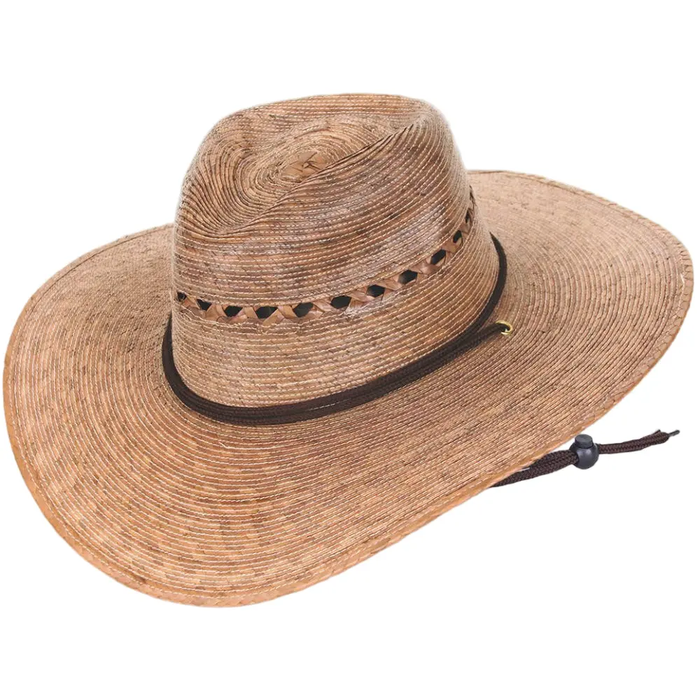 Tula Gardener Lattice Natural Palm Straw Sun Hat 1