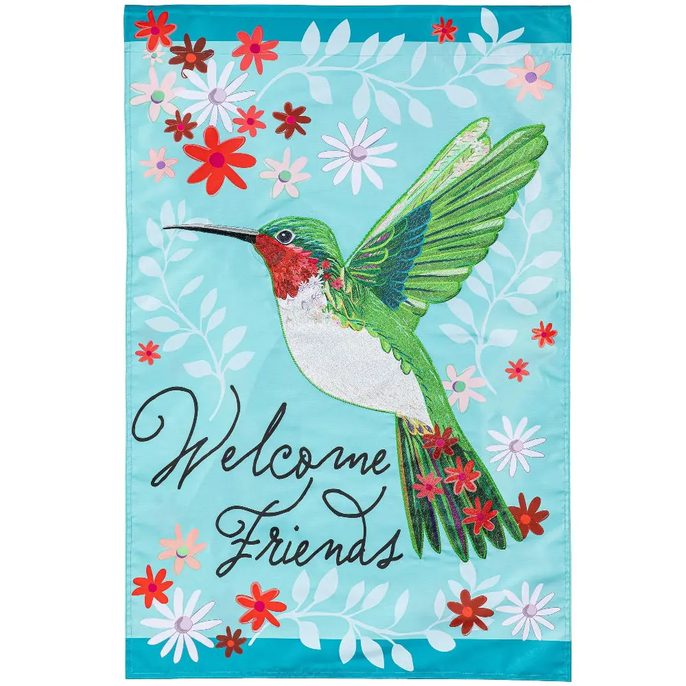 Evergreen "Welcome" Themed House Flags - 28" X 44" 20