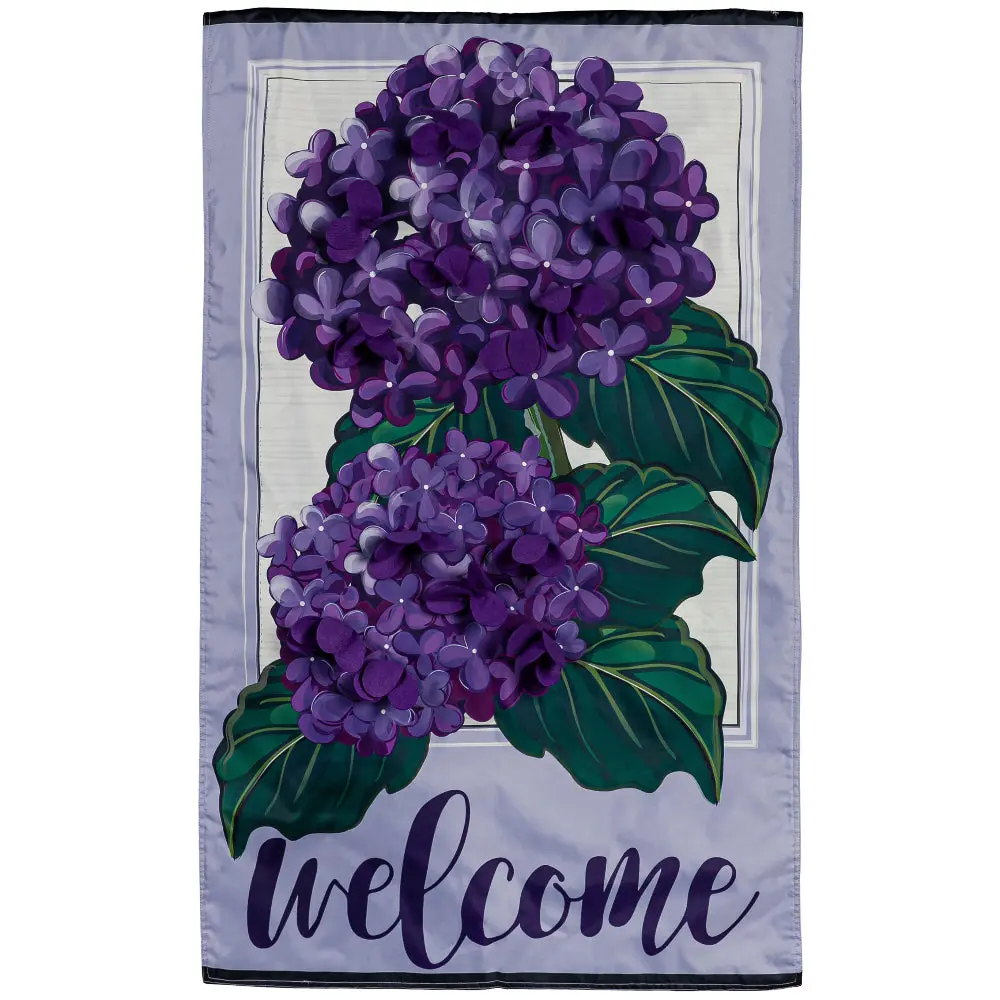 Evergreen "Welcome" Themed House Flags - 28" X 44" 25