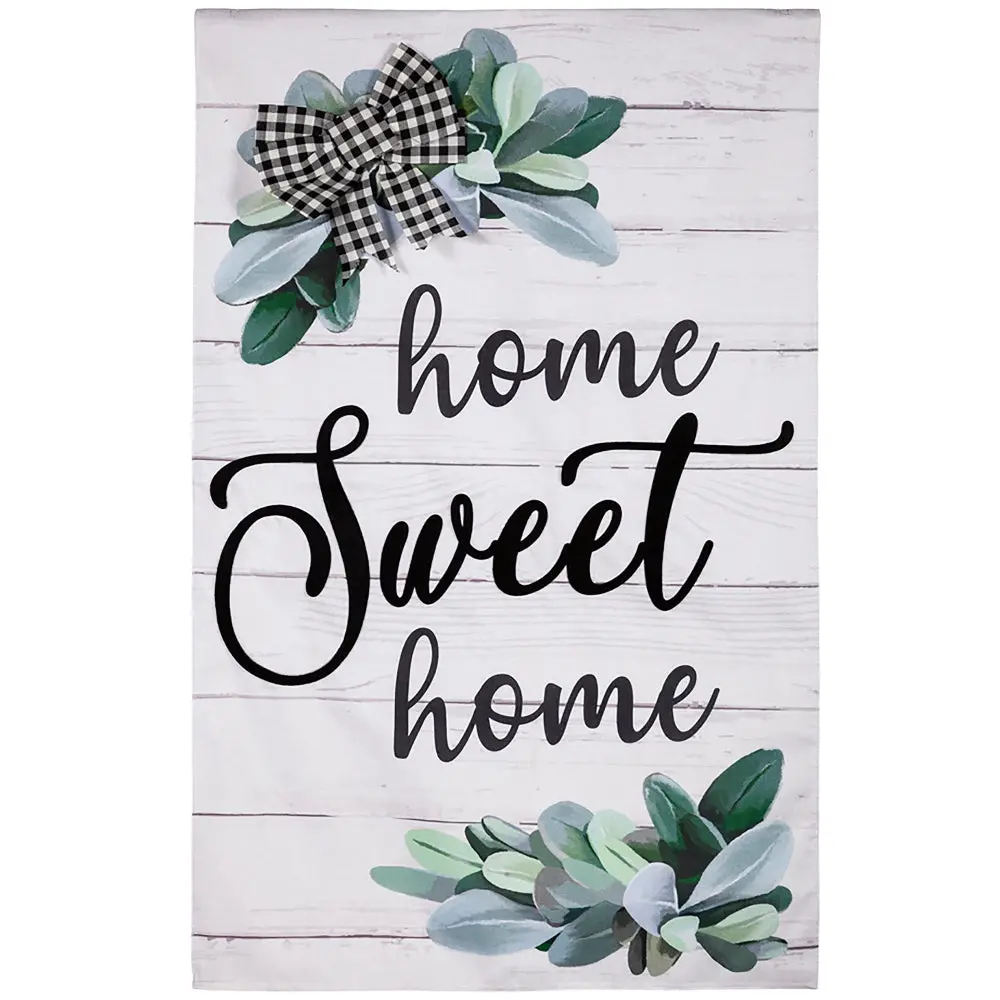 Evergreen "Welcome" Themed House Flags - 28" X 44" 18