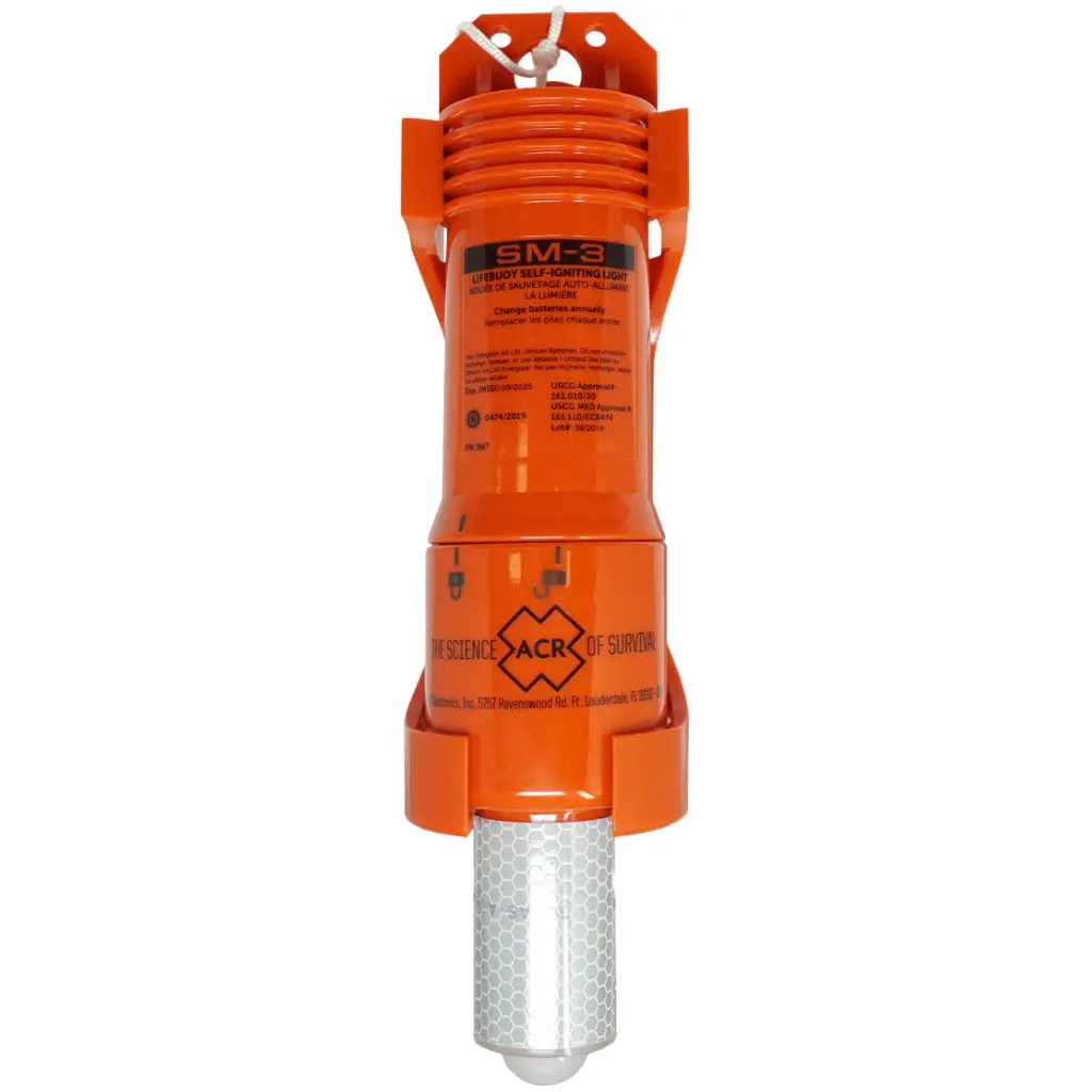 Acr Sm-2 Automatic Crew Overboard Xenon Strobe 1