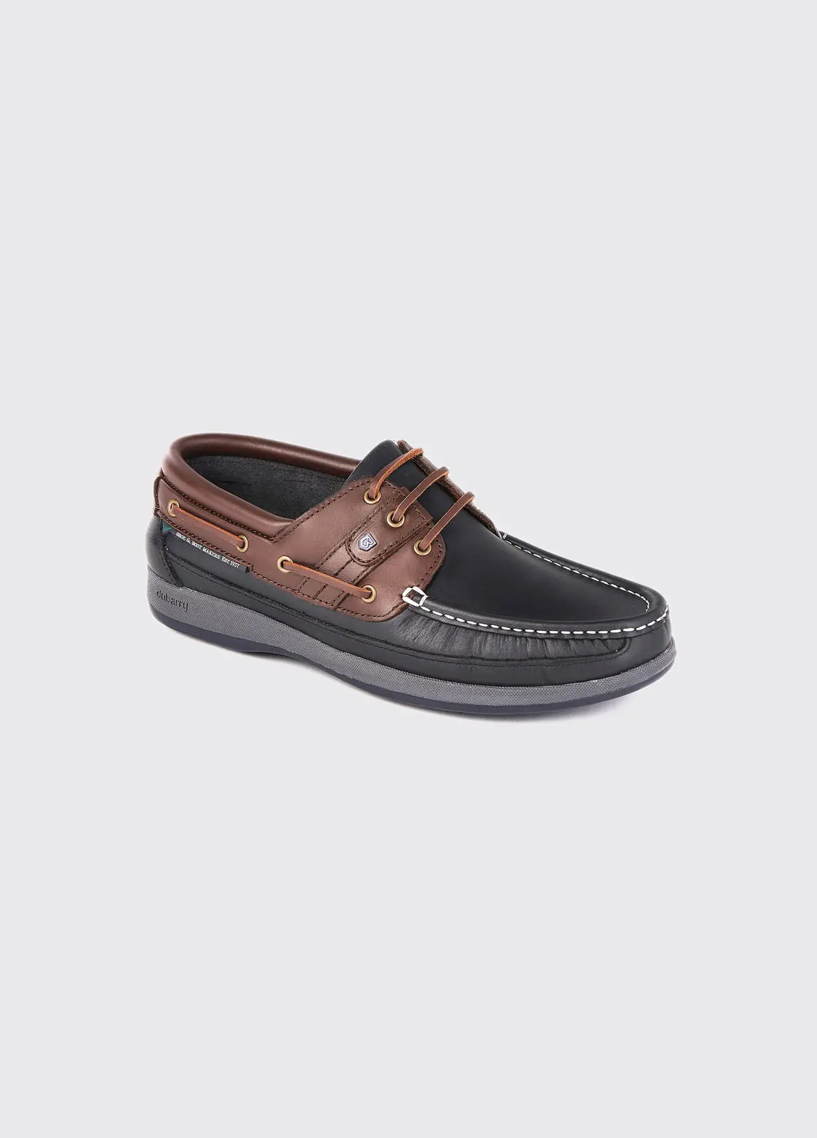Dubarry Atlantic Navy/Mahogany Leather Sailing Shoes 1