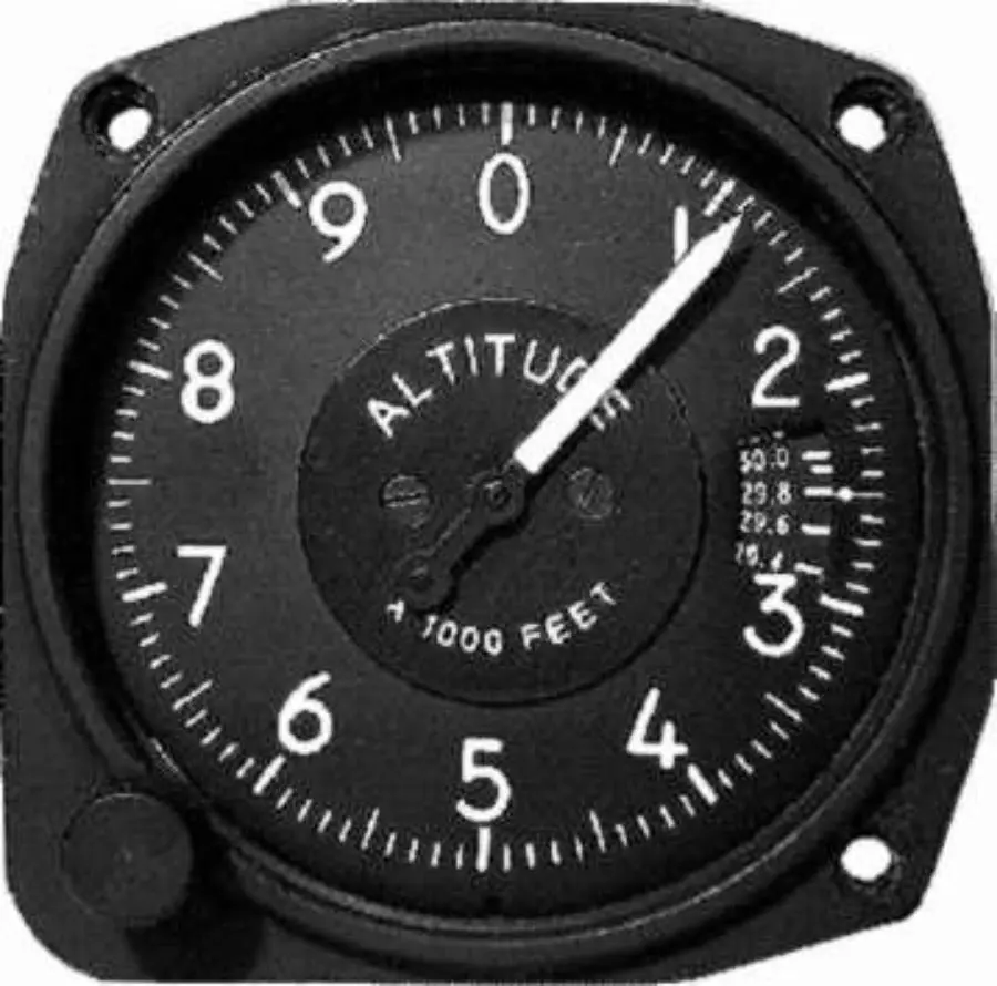 U.M.A. Instruments 20K Altimeter 5-300-42 1