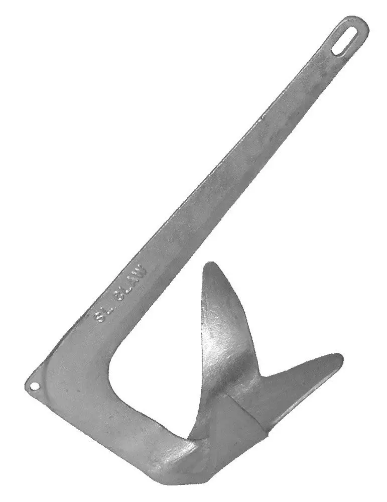 Waveline Bruce Style Galvanised Anchor 7.5Kg 1