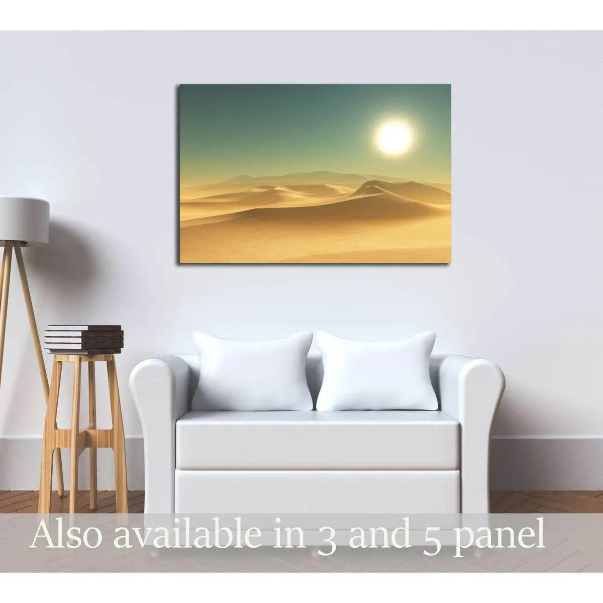 3D Render Of A Desert Scene №3127 Ready To Hang Canvas Print 1