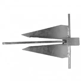 Danforth Style Anchor - Galvanised 10Kg 1