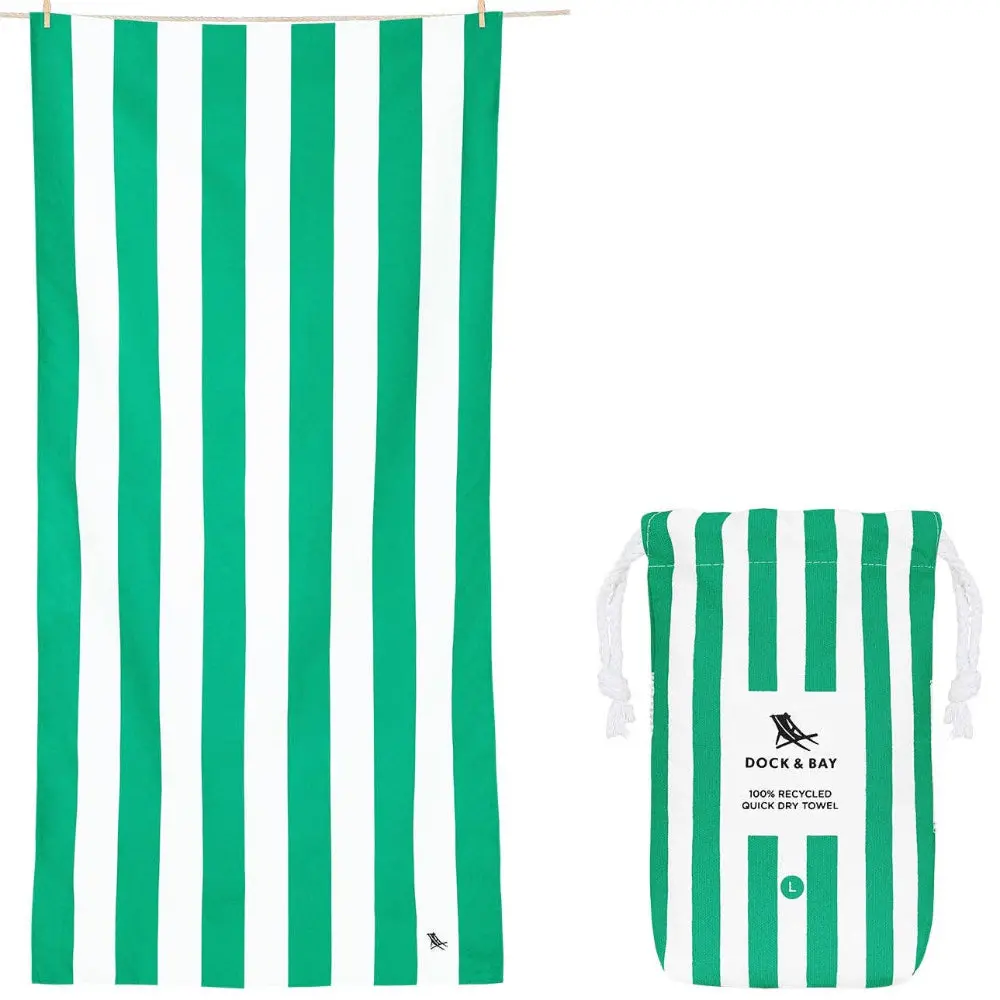 Dock & Bay Quick-Dry Cabana Stripe Beach Towels - 63" X 35" 2