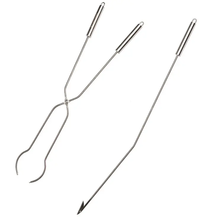 Solo Stove Stainless Steel Log Grabber & Poker Set - 2 Pc. 1