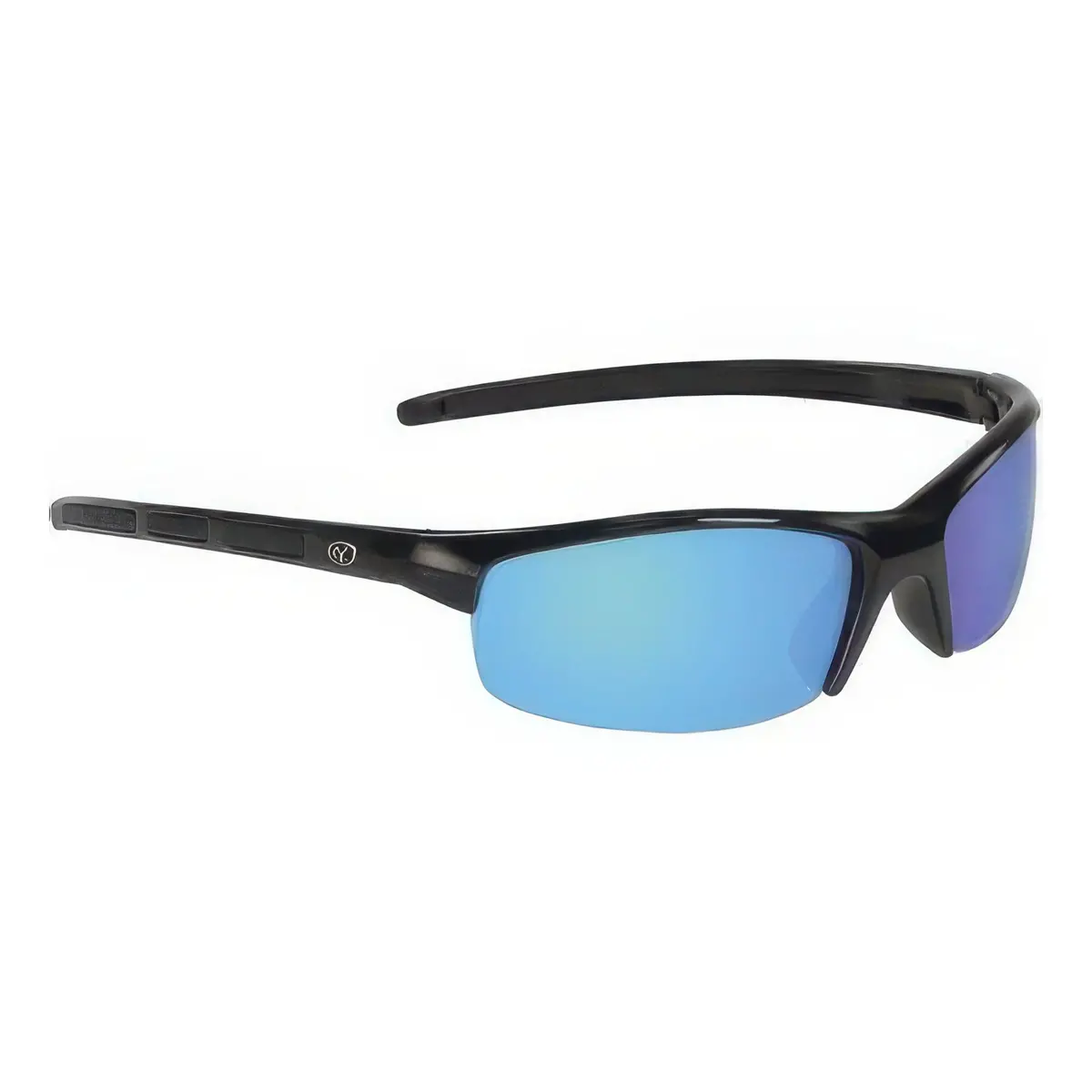 Snook Black Frame Blue Mirror Polarized Sunglass 1