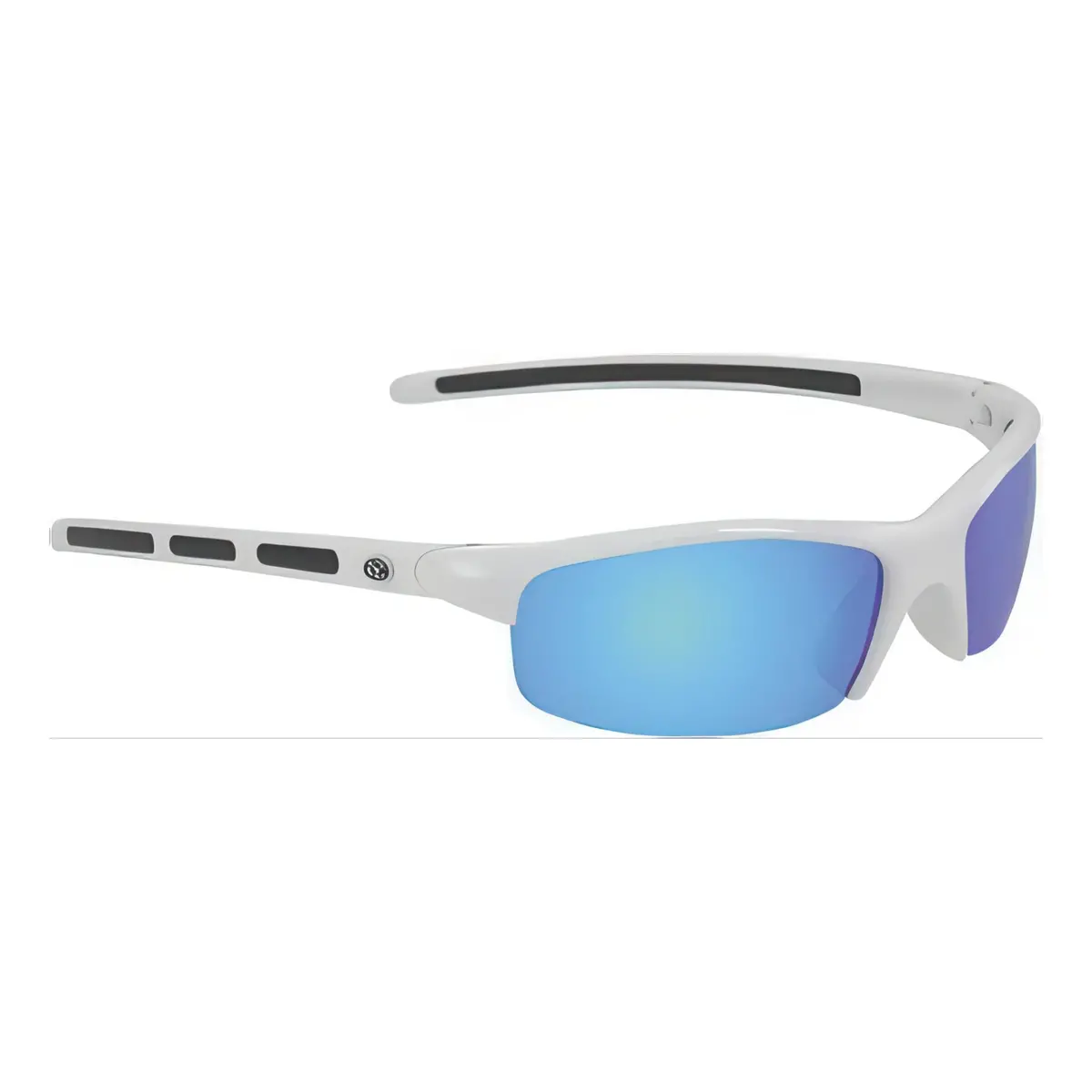 Snook White Frame Blue Mirror 1