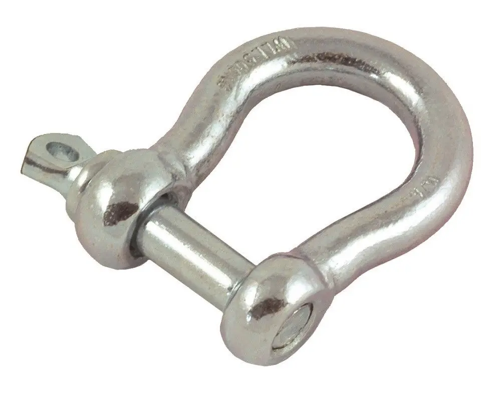 Galvanised Thimble Bow Shackles 1