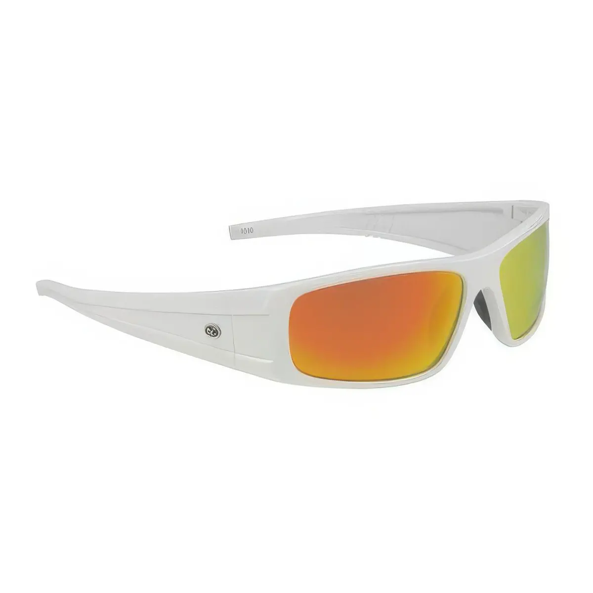 Striper White Frame Red Mirror Polarized Sunglass 1