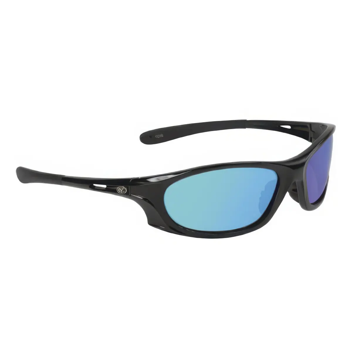 Dorado Black Frame Blue Mirror Polarized Sunglass 1