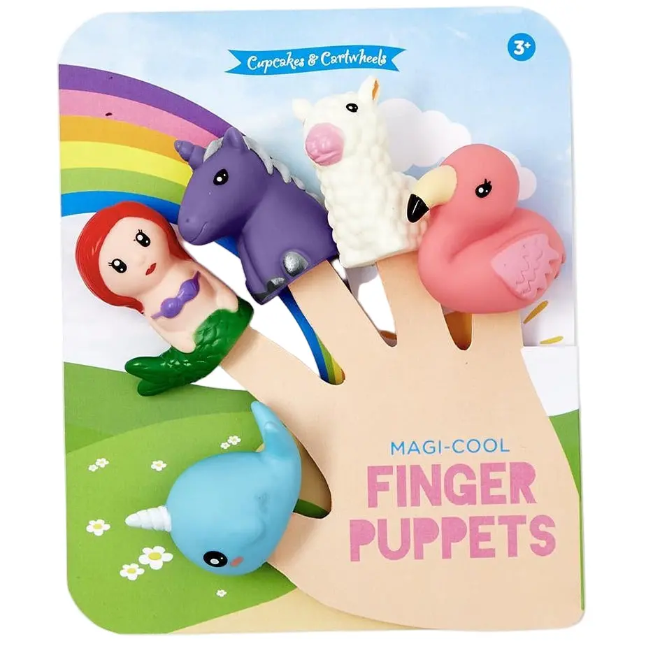 Cupcakes & Cartwheels "Magi-Cool" Finger Puppet Set - 5 Pc. 1