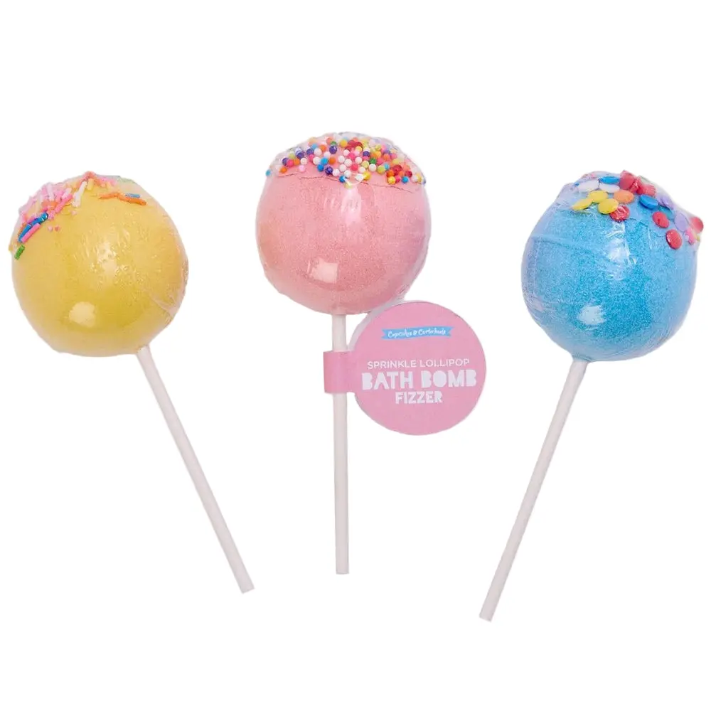 Cupcakes & Cartwheels Mixed Berry Lollipop Bath Bomb - 2.47 Oz. 1