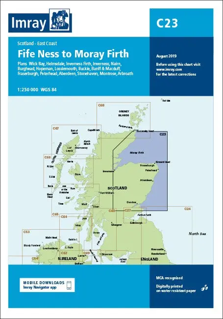 Imray C23 Fife Ness To Moray Firth Chart 1