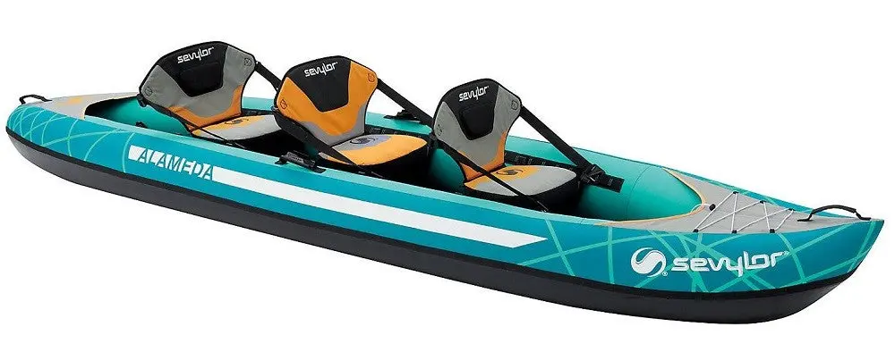 Alameda 2 Plus 1 Person Inflatable Kayak 1