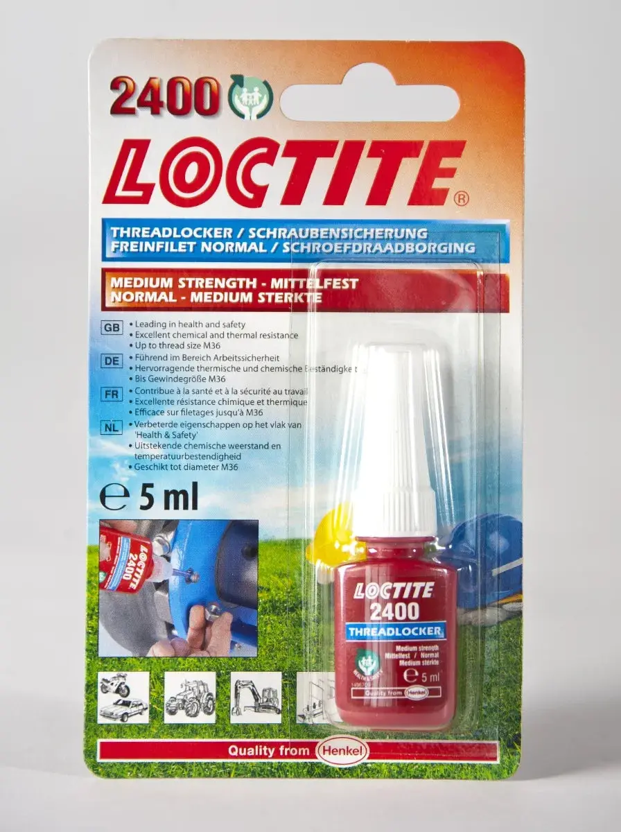 Loctite 2400 Medium Strength Threadlocker- 5Ml 1