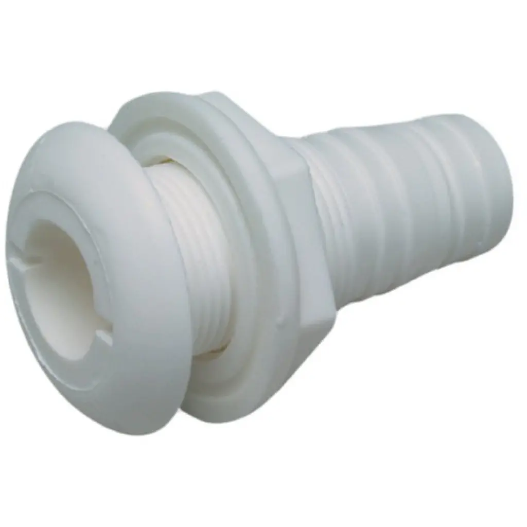 Seachoice Plastic Thru-Hull White 1-1/8" 1