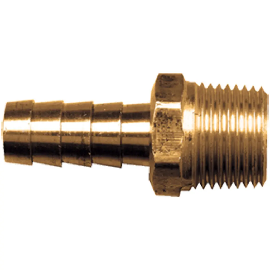 1/4" Npt X 1/4" Barb Fuel Hose Barb 1