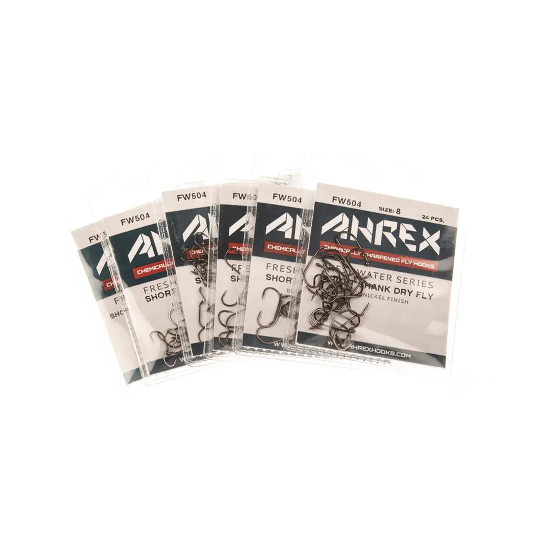 Ahrex Short Shank Dry Hook Size 12 - 24Pc 1